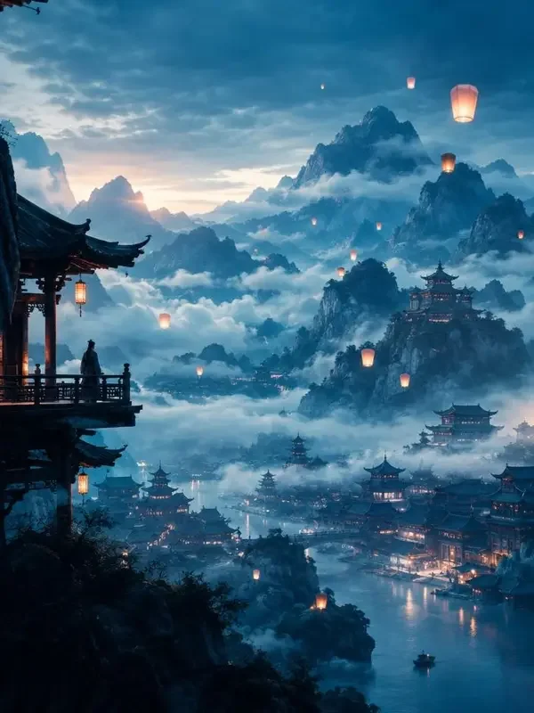 风起长安短剧封面，古装题材
